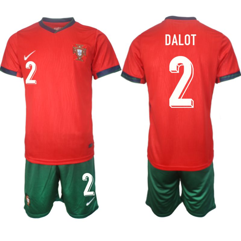 Men 2024-2025 Season Portugal home red #2 Soccer Jersey